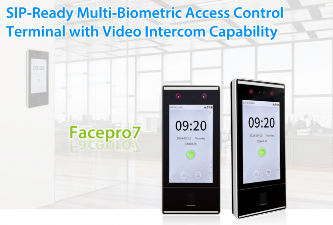 Facial e impressões digitais e cartão RFID 0