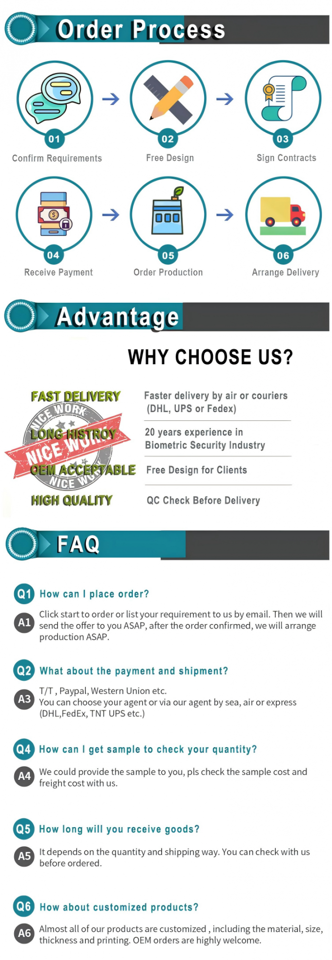 Facial e impressões digitais e cartão RFID 6