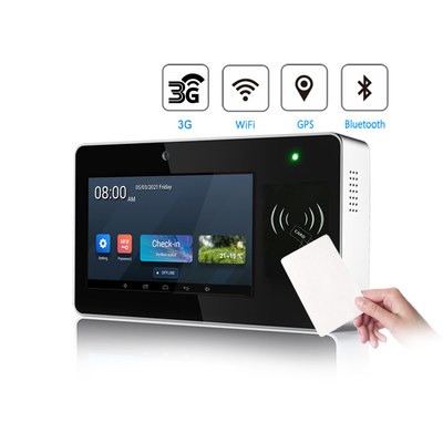 Cartão RFID de impressão digital 3G Android sem fio Terminal do Sistema de Atenção ao Tempo com WIFI e GPS