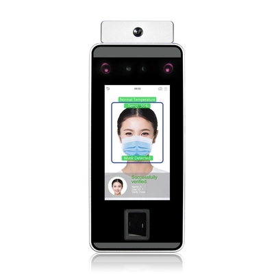 Sistema de presença de tempo e terminal de controlo de acesso de temperatura do rosto com reconhecimento facial biométrico FacePro1-TD