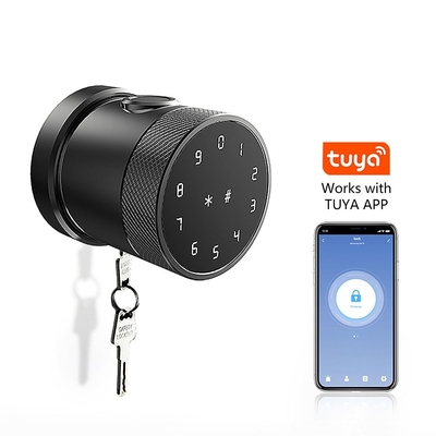 Porta inteligente sem fio de liga de zinco digital de reconhecimento eletrônico de impressões digitais Bloquear com Tuya App ou TTLock App GL-H4